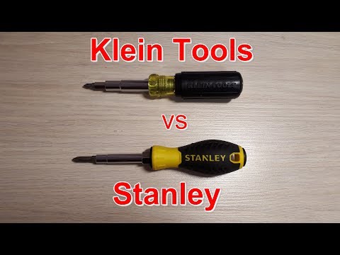 Видео: Отвертка Klein Tools 32500 11-в 1 . Обзор и сравнение.