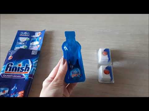 Видео: Как засыпать соль и заливать ополаскиватель в посудомойку