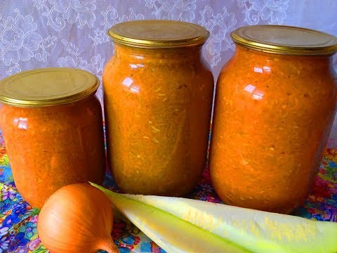 Видео: КАБАЧКОВАЯ ИКРА с майонезом и томатной пастой 🌻 Легко и просто 🌻Незабываемый вкус из детства🌻