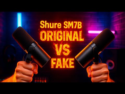 Видео: Оригинал или подделка? Проверяем микрофон Shure SM7B!