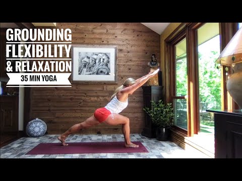 Видео: 35-минутная растяжка всего тела || Заземление, гибкость и расслабление