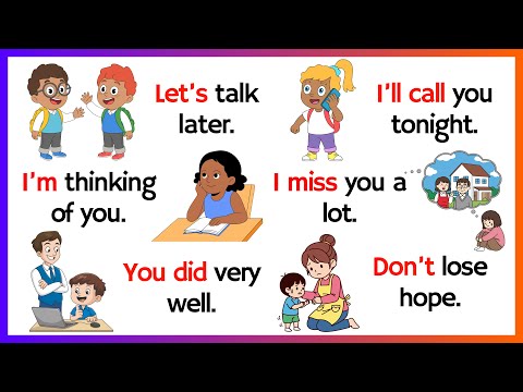 Видео: Говорите по-английски с детьми | Разговорный английский для детей | Повседневные английские предл...