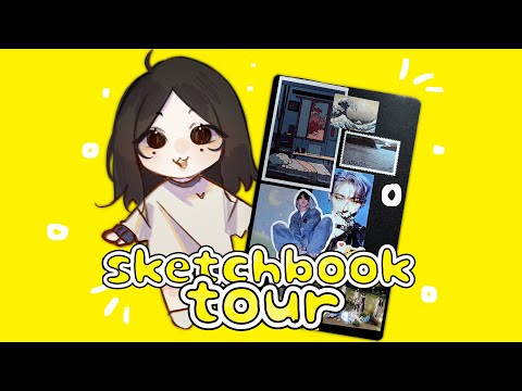 Видео: sketchbook tour || обзор на скетчбук || геншин, мадока, секай и ос