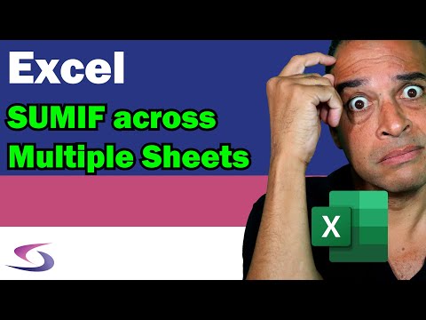 Видео: Как использовать функцию СУММЕСЛИ на нескольких листах в Excel?