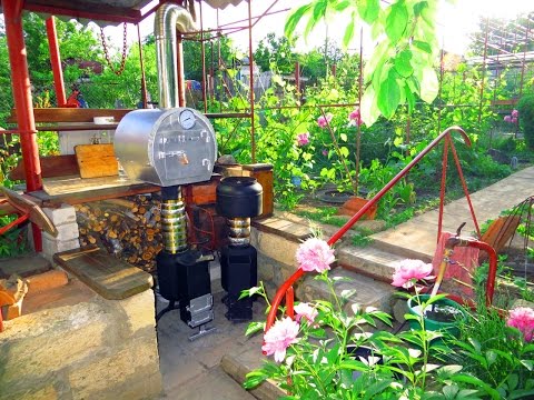 Видео: ВАРОЧНАЯ РАКЕТНАЯ ПЕЧЬ   =КUZMINKA= С ДУХОВКОЙ часть 2 ( ROCKET STOVE)