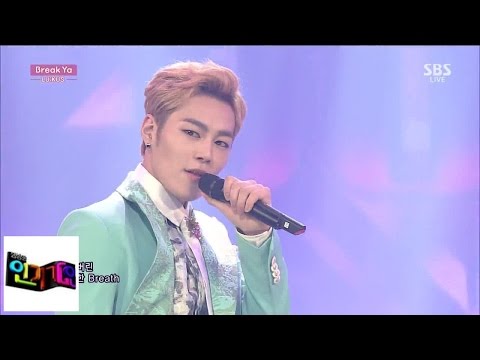 Видео: [LU: KUS] Break Ya @ Популярная песня Inkigayo 150208