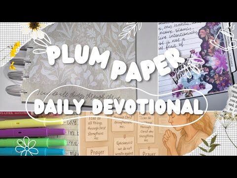 Видео: ✨ Plum Paper Daily → Планировщик духовных размышлений | Планировщик веры | 4-месячный обзор моего...