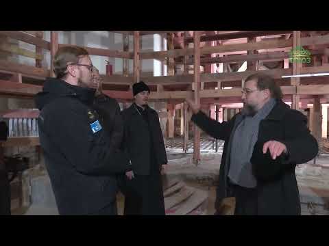 Видео: В Челябинске продолжается реставрация храма благоверного князя Александра Невского на Алом поле.