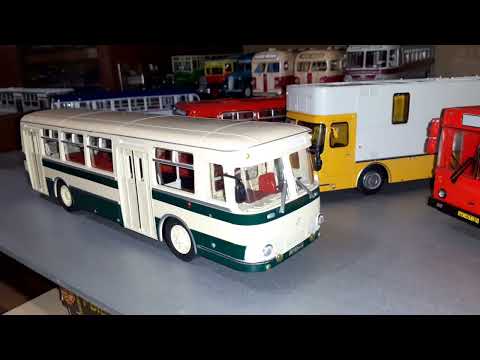 Видео: г. плавск  обзор моделей 1/43 лиаз 158  677  5256