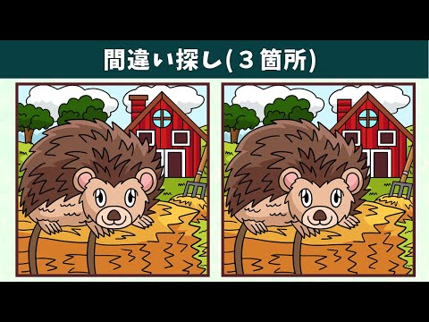 Видео: Найдите 3 отличия | Иллюстрация Версия #982