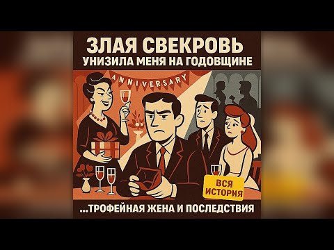 Видео: Злая свекровь назвала меня трофейной женой на годовщине свадьбы — правда и последствия.