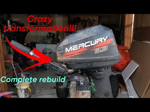 Видео: Mercury 9.9 полное обслуживание/обмен наличными (очень дешево и просто)