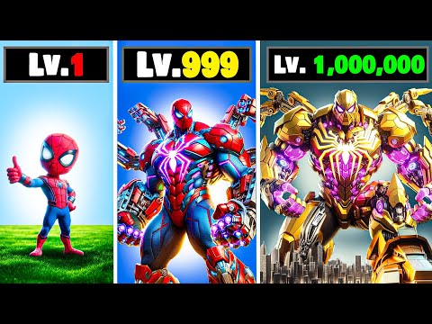 Видео: Уровень 1–1 000 000 ЧЕЛОВЕК-ПАУК в GTA 5
