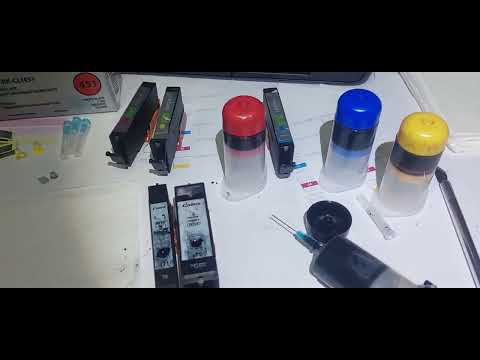 Видео: Неисправность принтера  Canon PIXMA TS 5040 и заправка картриджей