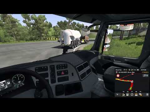 Видео: Euro Truck Simulator 2 Доставляємо риштування з Литви в Латвію (22 т) №12