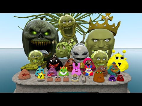 Видео: FLATWATER ALL 3D ROBLOX POU BOU'S REVENGE И ALL LIN GANG MELON SPARTAN KICKING в Garry's Mod