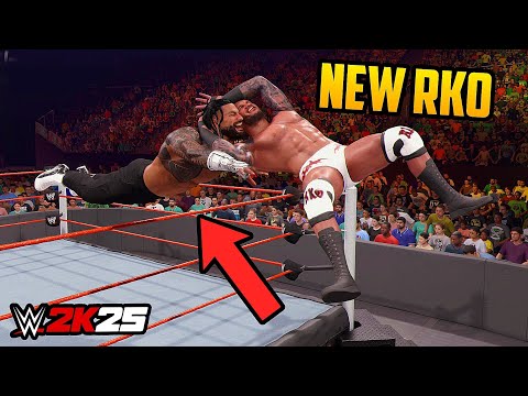 Видео: WWE 2K25: 20 минут НОВЫХ приёмов без остановки! (Пользовательский)