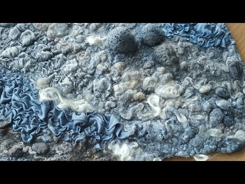 Видео: Зимние фактуры на войлоке. Запись прямого эфира от 28.10.2020