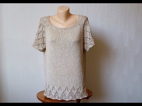 Видео: Летняя туника из YarnArt Style, обзор готового изделия