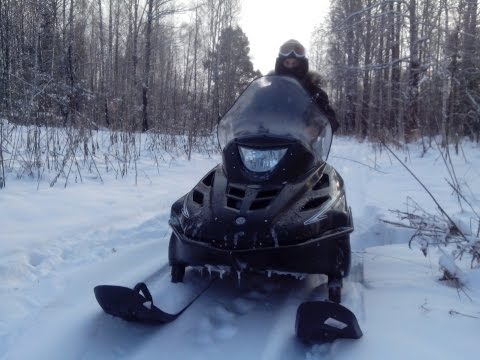 Видео: Снегоход Тайга Варяг 500 Обкатка