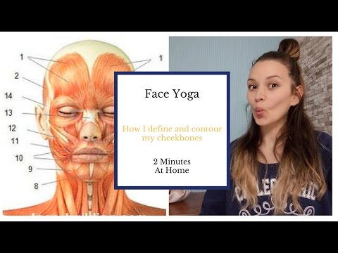 Видео: Йога Упражнения за Лице - Подчертайте Скулите без Грим | Face Yoga Contour Cheek Bones