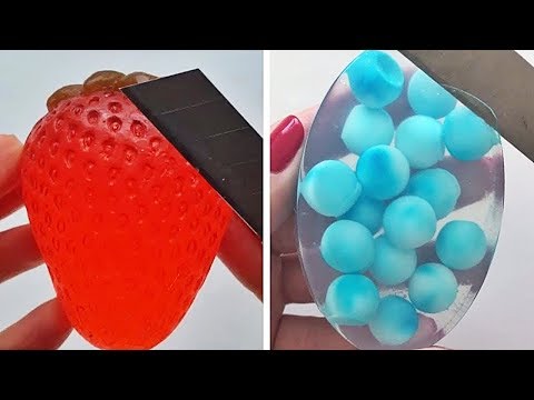 Видео: Асмр мыло резки | Удовлетворительное видео [ASMR] #65