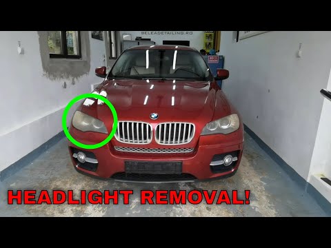 Видео: КАК СНЯТЬ ФАРУ НА BMW X5/X6 E70/71