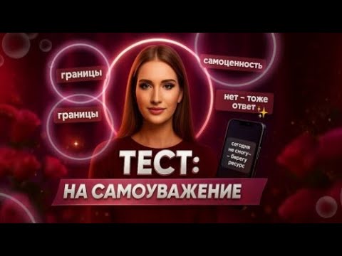 Видео: Тест - На Самоуважение