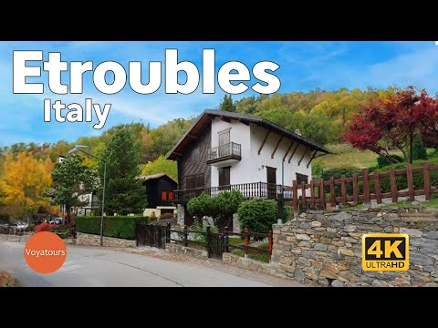 Видео: Etroubles - Красивая Альпийская Деревня В Северной Италии - Самые Красивые Деревни Италии (4K UHD)