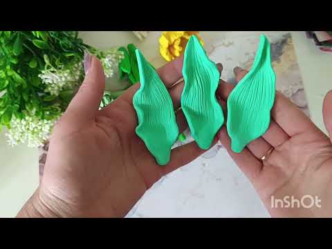 Видео: новинки форм Большие и маленькие листья тюльпана на стеблях,мини вставки букетные ,мини ромашка