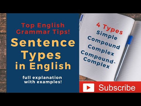 Видео: Лучшие советы по английской грамматике: типы предложений в английской грамматике|