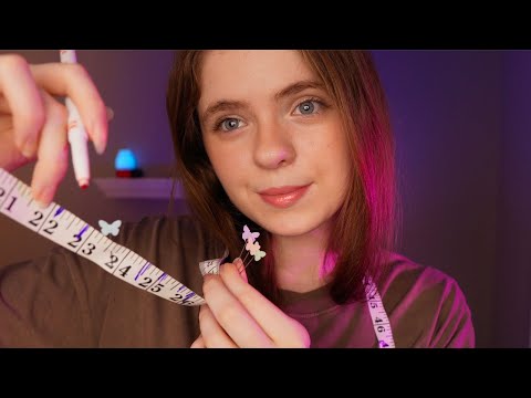Видео: АСМР измеряет тебя. 📏 ASMR Drawing on you