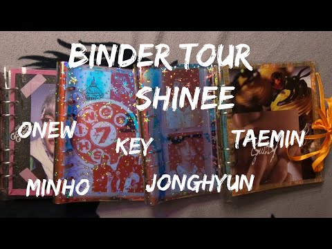 Видео: БИНДЕР-ТУР 2024! SHINee edition | binder tour | kpop | photocards | taemin key minho onew jonghyun