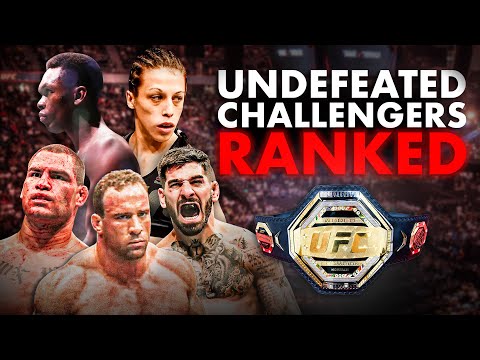 Видео: Все непобежденные претенденты на титул UFC в рейтинге от худшего к лучшему