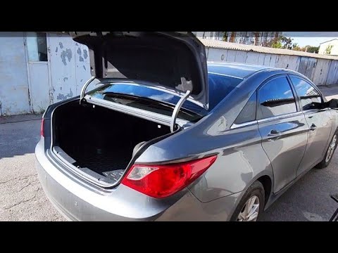 Видео: Доработка механизма открывания багажника Hyundai Sonata YF completion of the trunk opening
