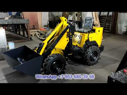 Видео: Самодельный минипогрузчик 4х4 полный привод.