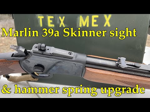 Видео: Marlin 39a: прицельные приспособления Skinner Peep и модернизация пружины (часть 1)