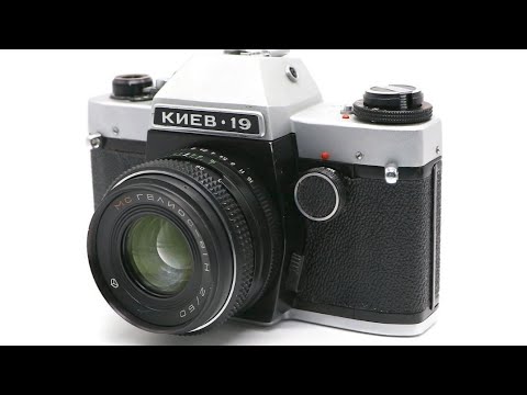 Видео: Фотокамера КИЕВ-19