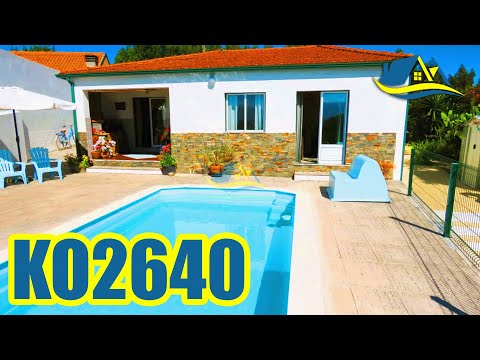 Видео: Отдельное бунгало с 4 спальнями, бассейном и прекрасным видом, Сан-Мартинью-да-Кортиса, Арганил.