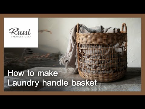 Видео: Изготовление корзины для белья из ротанга [Ремесло] Хобби 115: Ремесло из ротанга: плетеное ремесло