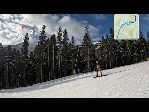 Видео: Архыз январь 2024. Трасса  Кассиопея