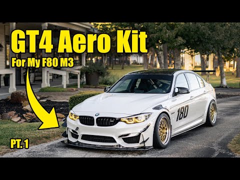 Видео: Мой F80 M3 получает БОЛЬШОЙ аэродинамический обвес GT4! — Установка комплекта Ridgeline Time Attack
