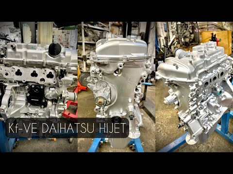 Видео: ПЕРЕДЕЛКА ИЗ СТОЯЧЕГО В ЛЕЖАЧИЙ KF-VE ДЛЯ DAIHATSU HIJET два мотора в продаже!