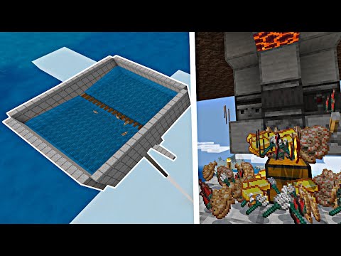 Видео: Ферма РЫБЫ и ТРЕЗУБЦЕВ! | Minecraft Bedrock Edition | Майнкрафт Пе 1.16.221 | #ЛПД |