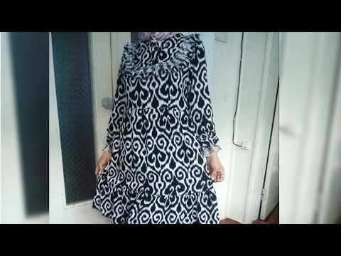Видео: Келин ва кизлар учун куйлак бичиб тикамиз Шьём платье We sew a dress