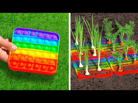 Видео: КРУТЫЕ САДОВЫЕ ЛАЙФХАКИ И ИДЕИ ДЛЯ РАСТЕНИЙ