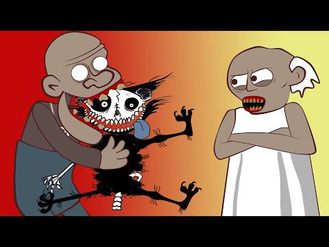 Видео: Дед поймал кошку - зомби и ..