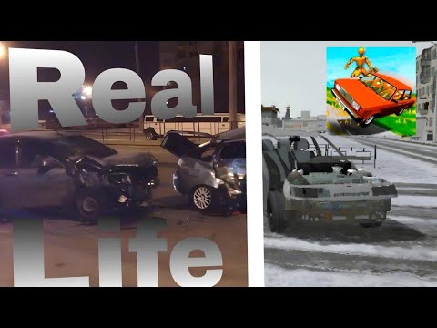 Видео: Аварии на реальных событиях в ВАЗ КРАШ ТЕСТ СИМУЛЯТОР 2|1 часть