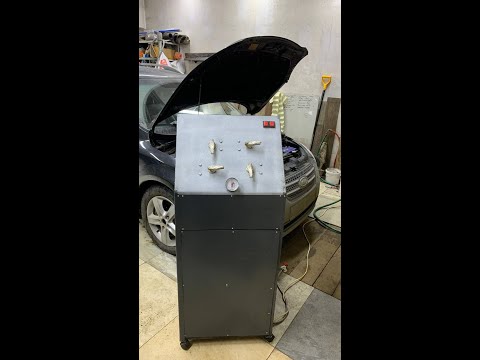 Видео: Станция для промывки радиаторов печки автомобиля