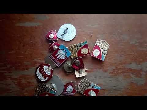 Видео: Распаковка лота: "Значки СССР 15 шт." с виолити